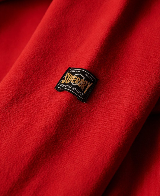 Kohokuvioitu Vintage Logo -huppari (red)