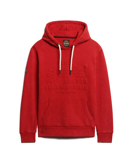 Kohokuvioitu Vintage Logo -huppari (red)