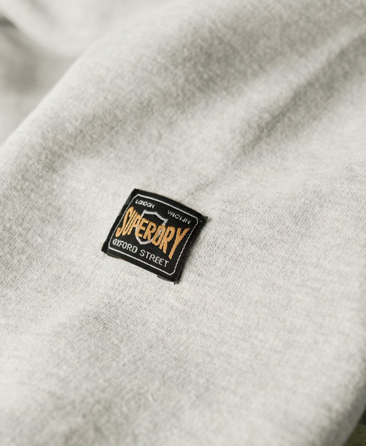 Kohokuvioitu Vintage Logo -huppari (grey)