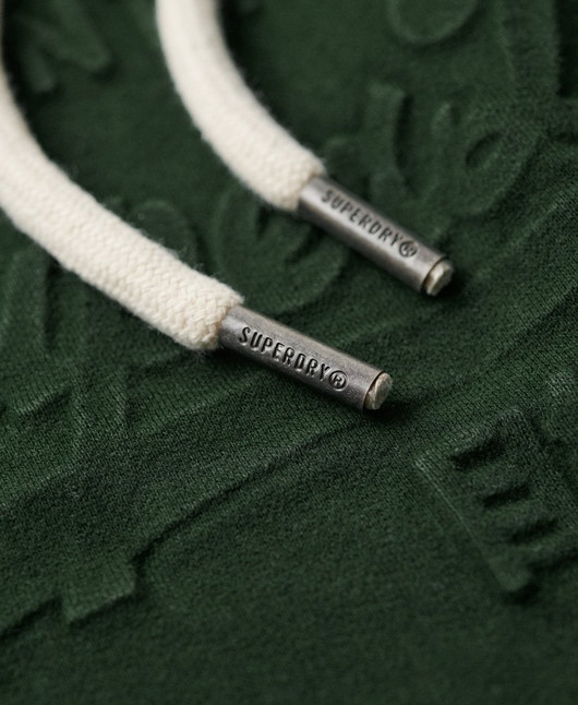 Kohokuvioitu Vintage Logo -huppari (green)